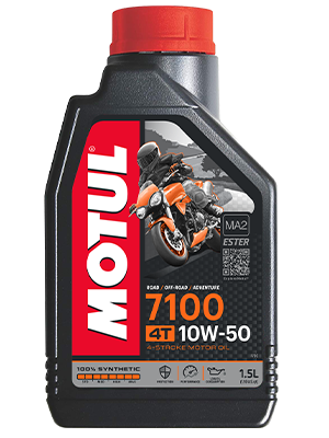 MOTUL 7100 10W-50 4T Engine Oil 1.5L Genuine Oils