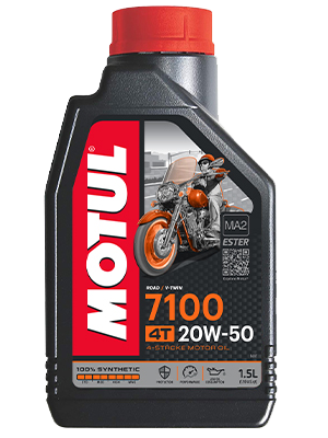 MOTUL 7100 20W-50 4T Engine Oil 1L Genuine Oils