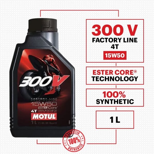 MOTUL 300V FACTORY LINE ROAD 5W-40 4T Engine Oil