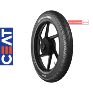 80/100-18 Ceat Secura Zoom F Tubeless Tyre Front Fitment