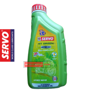 Servo 4T 20W40 Green Engine Oil 1L Genuine Engine Oil