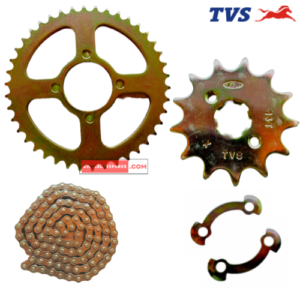 TVS XL 100 Chain Sprocket Kit TVS Genuine Parts