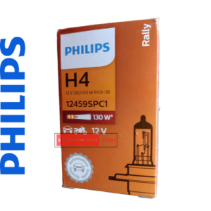 Philips Rally 12V 130/100W Halogen HS4 P43t Headlight Bulb Pack of 2 Genuine Halogen Bulbs