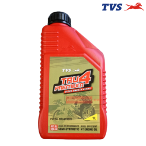 TVS 10W-30 Engine Oil Semi Synthetic 1L (TRU 4 Premium) TVS Genuine Parts