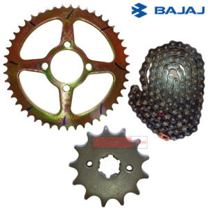 Boxer Bajaj Chain Sprocket Kit Bajaj Genuine Parts