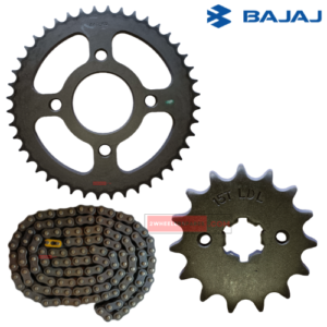 Pulsar 150 BS4 Bajaj Chain Sprocket Kit Bajaj Genuine Parts