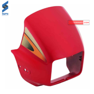 Splendor Plus Headlight Visor Red SAI Genuine Visor