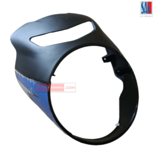 CT110X Visor Black With Blue Bajaj Sai Genuine Parts