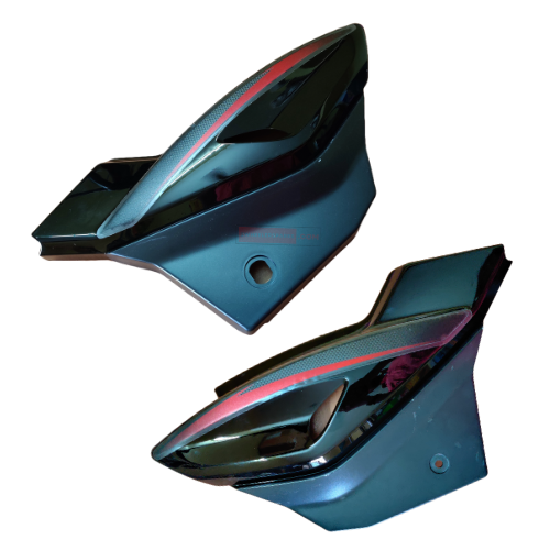 Pulsar Side Cowl Black with Red Sticker Genuine Side Cowl