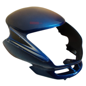 Dream Yuga New Model Headlight Visor V Blue with Graphics Genuine Headlight Visor Parts