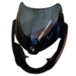 Pulsar Headlight Visor Black with Grey Sticker (Type 2) Bajaj Genuine Parts