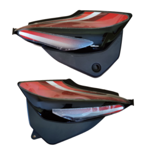 Passion Pro T4 Side Panel Set Black with Sticker Genuine Side Cowl