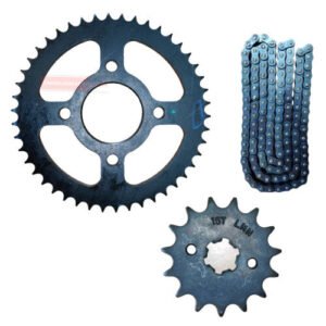 Pulsar P150 Twin Disc Chain Sprocket Kit Bajaj Genuine Parts