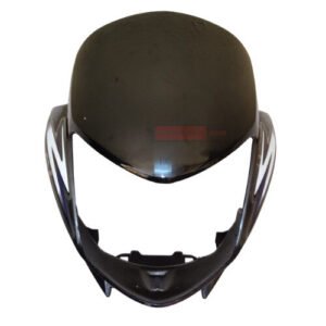 CB Shine Dx Headlight Visor With Glass Grey With Sticker