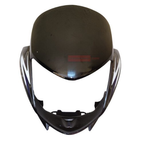 CB Shine Dx Headlight Visor With Glass Grey With Sticker