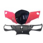 Ntorq Headlight Visor With Glass Red Color (Set of 3) Genuine Visor