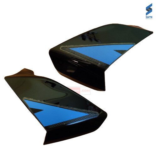 Pulsar 150 Tank Scoop Set Black With Blue Genuine Scoop