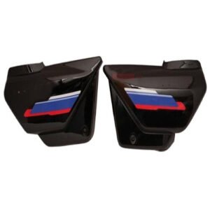 Splendor Plus Side Cowl Black With Pink Sticker Genuine Side Cowl