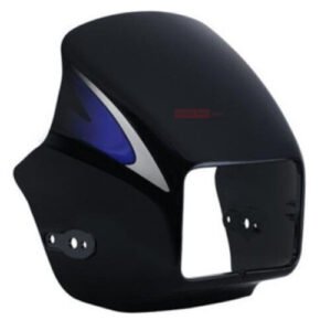 Splendor Plus Head Light Visor New Model Black With Blue Sticker Genuine Head Light Visor