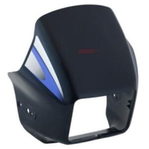 Splendor Plus Head Light Visor New Model Black With Blue Sticker Genuine Head Light Visor