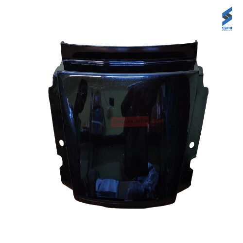 Splendor Plus Rear Cowl Black With Blue Sticker Genuine Rear Cowl