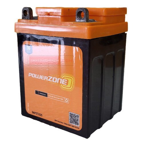 X25 Battery 2 Wheeler Battery - 36PZTX25 (AUC-PZ-36PZTX25) Genuine Powerzone Battery